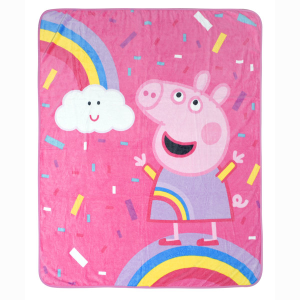 Peppa Pig Fleece Throw Blanket, 60 X 80 Inches Wayfair.ca